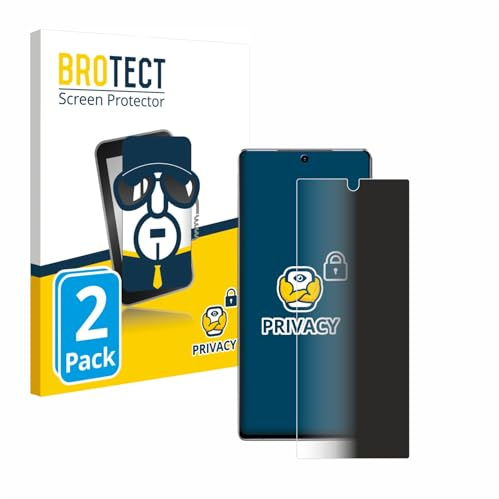 brotect Protection Anti-Espion pour Samsung Galaxy Note 20 | 2 Pièces Anti-Spy Protection d'écran Made in Germany Privacy Film Écran de Confidentialité Clair