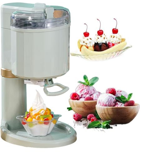Ice Cream Maker Machine, 1 L Home Ice Cream Maker Machine, Yogurt Ice Cream Makers, Automatic Soft Ice Cream Machine, Ice Cream Machine for Yoghurt, Sorbet