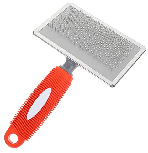 ifundom Brosse Chien Et Chat Taille l Pour Toilettage Élimination Des Poils Morts Brosse Démêlante Confortable Et Antidérapante Usage Quotidien Et Soin Doux Des Animaux