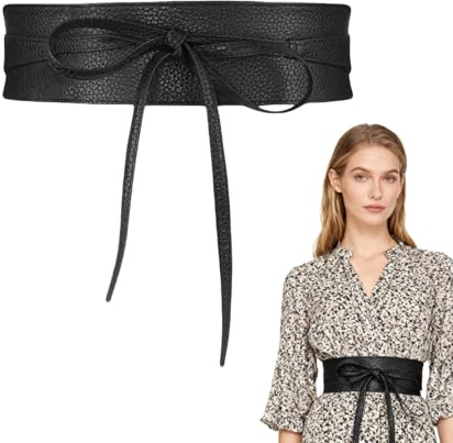 YingMengZhiGe Elastischer Taillengürtel Damen Breit,Gürtel Damen Breit Taillengürtel Schwarz,Breiter Gürtel damen für Kleid,taillengürtel breit,Eleganter Hüftgürtel mit Schnürung Perfekt für Kleider