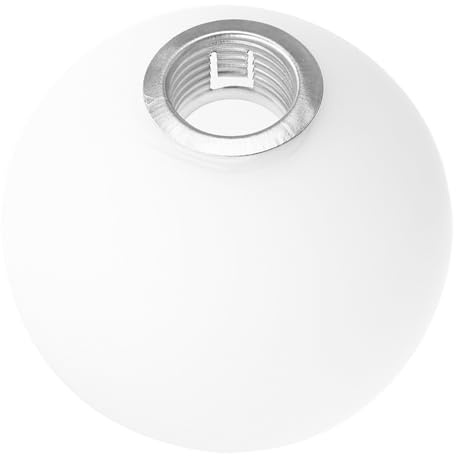 Paralume Lampadari in Vetro Bianco per Globo e Applique | Ricambio Sferico, Stile Semplice e Moderno, per Camera da Letto e Locale a Tema