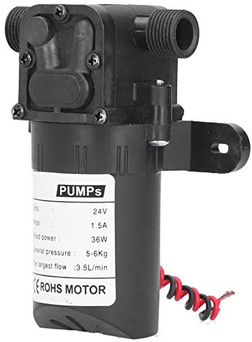 SEAFRONT DC24V Diaphragm Pump Self Priming Sealing Switch 1/2 Inch Interface Pump 36W for Spray Paint Ceramics Reliable Function