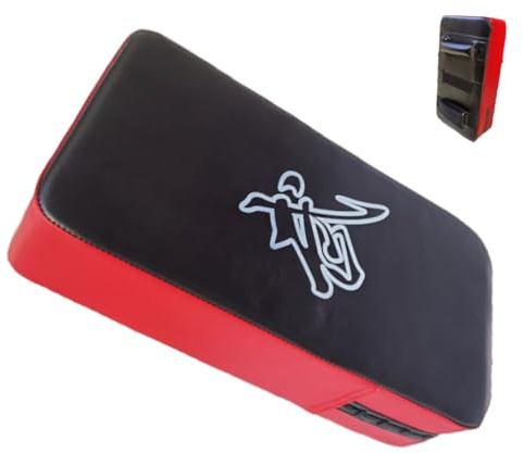 Alasum Cible de Pied PU Épaissi pour Boxe et Kickboxing Protection de Corps Résistante avec Sangle Antidérapante Adaptée Aux Débutants et Professionnels