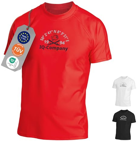 iQ-UV Shirt Herren Loose Fit – UPF 50+ UV-Schutz Rashguard für Wassersport – Schwimmshirt für Herren aus recyceltem Material – Surf-Shirt für Männer – atmungsaktiv & schnelltrocknend