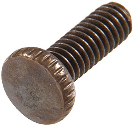 The Hillman Group 54074 8-32 x 1/2-Inch Antique Brass Knurled Head Screw, 50-Pack