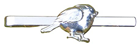 Krawattennadel Vogel aus Zinn (Pewter) von Hand Gegossen