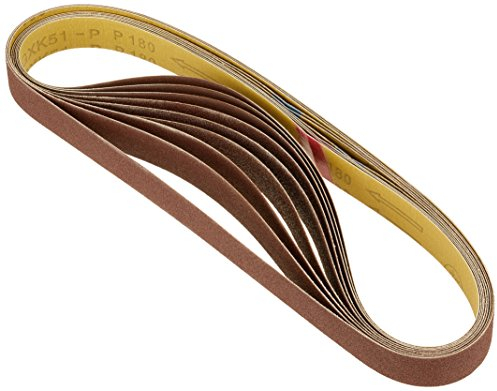 Scheppach 7903301702 Set di Dispositivo/abrasivo nastro abrasivo, adatto per il bts700 della band e levigatrice, grana 60/80, 765 X 25 mm