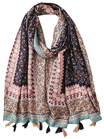Vellette Sciarpa Morbido Moda Patterned Pashmina Scialle Stole per le Donne cotone Sciarpe e stole Scialli