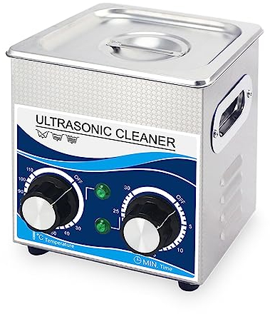 HACLEN 1.3L Ultrasonic Cleaner with Timer And Heater, Ultrasonic Parts Cleaner, Sonic Cleaner, Lab Tool, Carburetor, Engine Parts Cleaning Machine