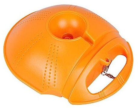 Toddmomy Tennistrainer-Set Mit Baseboard Und Tennis-selbsttrainingsgerät Dicker Kunststoffbasis Rutschfester Gummibasis Leicht Und Tragbar Für Anfänger Und Fortgeschrittene