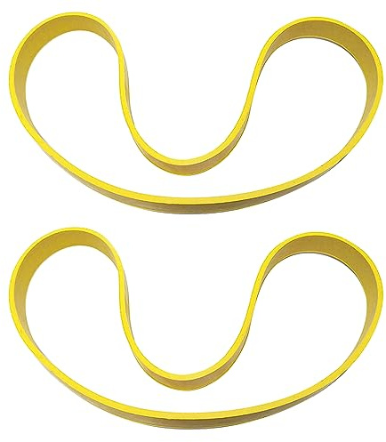 2 sierras de cinta de goma, antideslizante para trabajar la madera, sierra de cinta, sierra de desplazamiento, anillo de goma, accesorios para sierras de cinta (12 pulgadas, 315 mm, amarillo)
