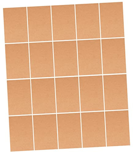 VILLFUL Blanko-papierpostkarten 200 Stück Karten Grußkarten Breite Verwendung Für Studenten Schriftsteller