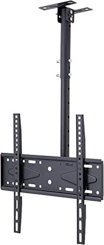 Support de plafond pour TV à écran LED de 26 à 55 - Support universel à suspendre avec inclinaison et pivotement réglables