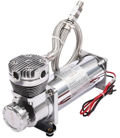 vinnyooc Compresseur d'air Automobile 200PSI, Kit de Compresseur d'air, Compresseur de Suspension Pneumatique pour Klaxons de Voiture Outils Pneumatiques Pneus de Voiture