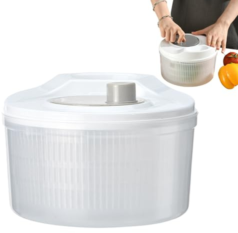 girevole di frutta | Cesto di verdure - di lavaggio e scolatura doppio strato per cucina casa ufficio camera da verdure bacche uva