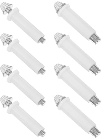 IWOWHERO 8 Pezzi Ferramenta Per Porte A Soffietto Perni Per Porte Pieghevoli Perno Per Perno Inferiore Per Porta A Soffietto Staffa Per Porta A Ferramenta Per A