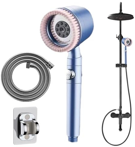 Soffione doccia ad alto flusso, attacco portatile, risparmio idrico, accessori per bagno, bagno, doccia, bagno, hotel