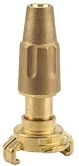 Gardena Siringa in ottone a innesto rapido per 19 mm (3/4 pollice) - Tubi flessibili: attacco rapido, getto d'acqua regolabile e regolabile (7131-20)