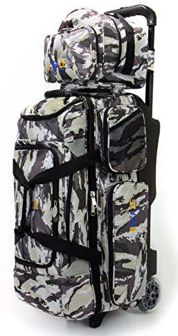 KAZE SPORTS 3 Ball Bowling Roller, White Camo