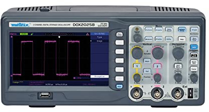 Metrix DOX 2025B Oscilloscope numérique 20 MHz 2 canaux 500 MSa/s 32 kpts 8 bits Mémoire numérique (DSO) 1S