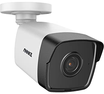 Annke 5MP POE C500 Bullt Caméra IP de Sécurité pour Système de Surveillance 100ft / 30m Super Vision Nocturne IP67 Étanche Détection de Mouvement CCTV Fonctionne avec Le Logiciel Thrid et ONVIF