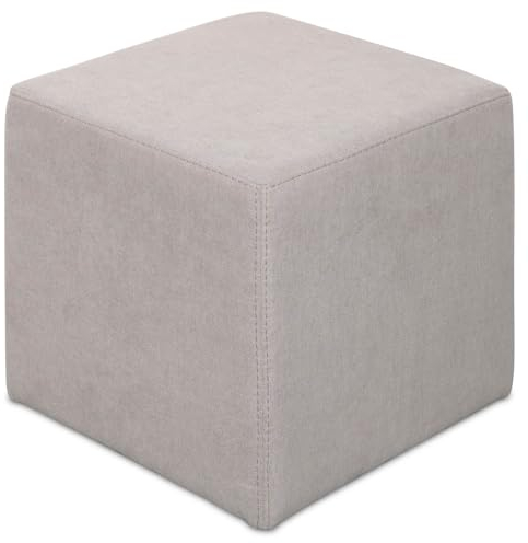 Staboos Sitzwürfel 42cm - Hochwertiger Sitzhocker Pflegeleichter Pouf Hocker - Sitzpouf mit nur 4kg - Sitzcube als perfekte Sitzgelegenheit (Coral_01)