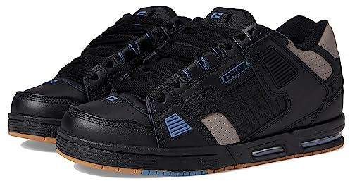 Globe Sabre Scarpe da Skateboard, Phantom Black Steel, 42.5 EU