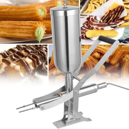 5L Macchina di Riempimento Manuale Della Marmellata, Acciaio Inossidabile Verticale Spagnolo Frutta Latina Riempimento Macchina, con 3 Ugelli Iniezione, per Casa Ristorante Caffetteria Panetteria