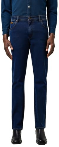 Wrangler Texas Stretch W121XU13M Men's Jeans/Long, Tapered (Karotte), 42W x 32L