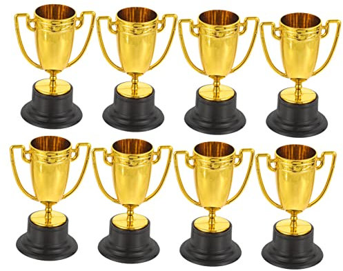 Garneck 8stücke Mini-trophäen Trophäenpreis Für Teamgeschenke Kleine Trophäe Teilnahmetrophäe Basketballtrophäe Trophäenbecher Kinderwettbewerbspreis Trophäen Für Junge Mädchen