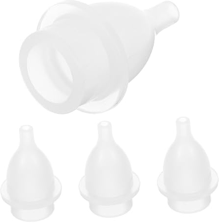 Cabezal de Succión de Repuesto para Nariz de Ñiño, 4 Piezas | Silicona Lavable, para Uso en Ñiño y Niño Pequeño, Accesorio Compatible Limpiador Nasal