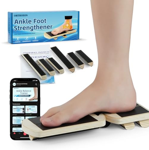 Ankle Balance Board Foot Strengthener – Adjustable Stability Trainer for Ankle and Leg Exercise, Balance Training, Physical Therapy, Mobility Core Workout at Home or Gym​
