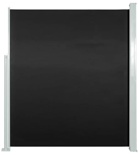 Gecheer Patio Retractable Side Awning 170x300 cm Black Awning Model48364