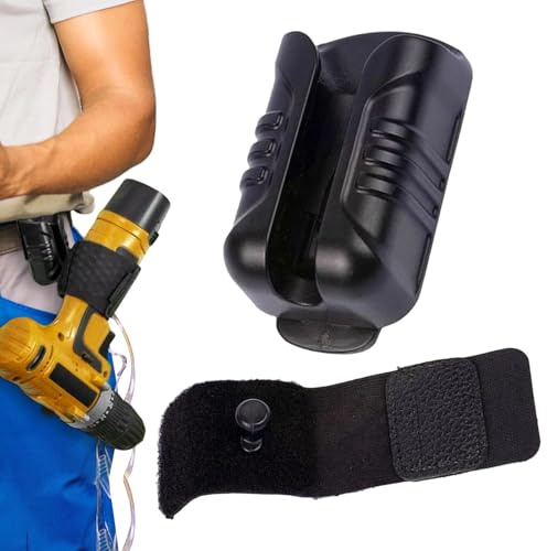 Erconsso Bohrer Gürtelhalter | Nylon Clip,Elektrobohrer Holster Schnalle,Für Hammer Schraubenzieher Nagler Werkstatt Holzarbeiten Hausreparatur Klempnerarbeiten Zimmerleute