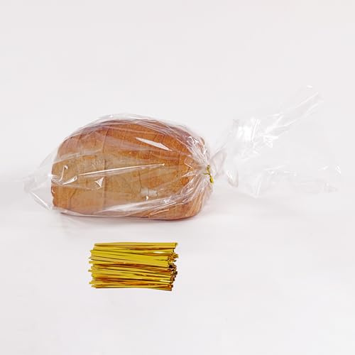 AlfaEx återanvändbara plastbrödsäckar för hembakat bröd – Genomskinliga säckar med vridsnörningar – Lufttät, fuktfri förvaring – Perfekt för limpa, smörgås & hantverksbröd – För hembaktsbagare