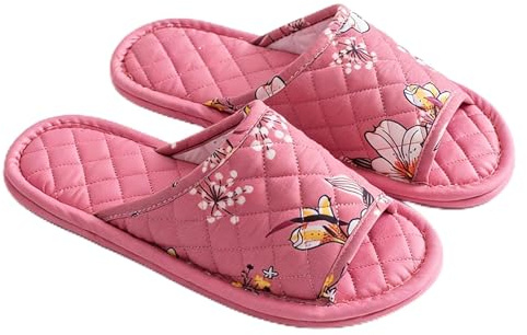 SJTJSPX Pantoufle Invités Non Jetables Pantoufle Voyage Antidérapantes Chaussons Intérieur en Coton Epais Pantoufles de Hotel Spa Chaussures de Maison Chausson Invité Lavable pour Femme Homme