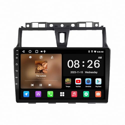 Autoradio Gps Navigazione Stereo 2 Din per Toyota Land Cruiser 200 2015-2018 Touchscreen Stereo Auto Bluetooth con Schermo, Radio Auto con Mirror, 8 Nucleo 8G+256G