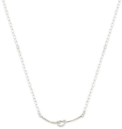 Collar Nudo De Cuerda Mujer Diseño De Verano Sentido De Luz Superior Lujo Viento Frío Temperamento Cadena De Clavícula