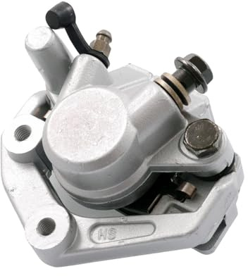 Bremssattel Bremszange vorne - PGO Baotian Adly Kymco China Roller GY6 ' | Bremszange für die Vorderachse aus Metalllegierung, Farbe Silber; kompatibel mit China Roller GY6 und ZNEN A9 50 BN139QMB
