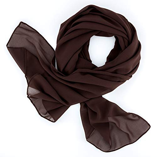 DOLCE ABBRACCIO SWEET LOVE Damen Chiffon Tuch XXL 160 × 70 cm