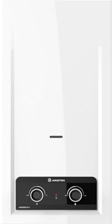 Ariston Akros RX - Calentador de Agua a Gas Butano y Propano 11L/min, Atmosférico, Compacto y Fácil de Usar - Servicio Post-Venta solo Disponible en España - Eficiencia A Rango (A+/F)