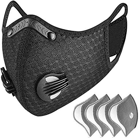 Media máscara de esquí Mascarilla a prueba de viento/polvo/frío Máscara facial de respiración anti contaminación con filtro para deportes al aire libre Motocicleta Bicicleta Ciclismo