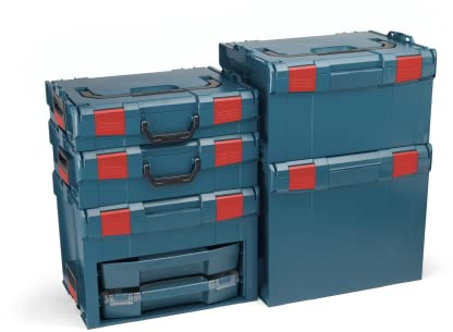 L-BOXX Sortimo L-Boxx Professional Blau Werkzeugkoffer Set | LBOXX 102 LBOXX 136 LBOXX 238 LBOXX 374 LS-BOXX 306 inkl. i-BOXX & LS-Tray | Sortierset mit L BOXX Einlage B3 & i BOXX Einlage C3
