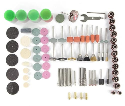 Kit d'accessoires pour outils rotatifs universels multifonctions pour couper, sculpter et polir, lot de 161
