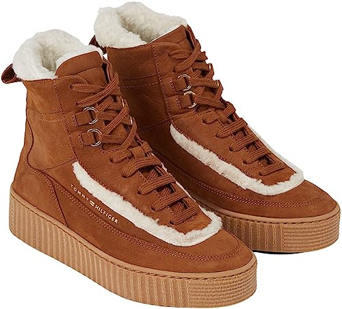 Tommy Hilfiger Essential Lace Up Warmbootie Fw0fw07503 Stivale bassoDonna