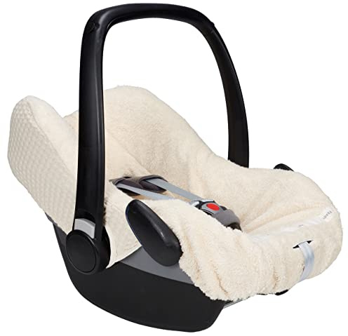 Koeka Babyschalenbezug - Schonbezug Für Babyschale - Antwerp - Waffelstoff Aus Baumwolle - Abwaschbar - Naturel - Einheitsgröße