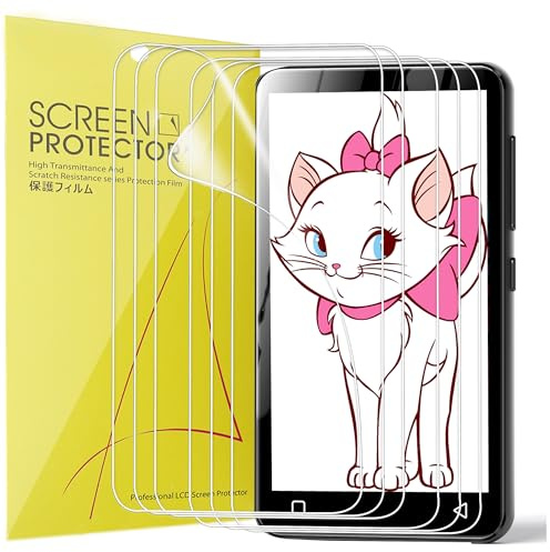 Blueshaweu Compatible for INNIOASIS G3 Screen Protector, [6 Pack] Full Coverage TPU Clear Film Compatible for innioasis G3 4 Full Touch Screen MP4 MP3 Player