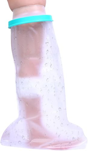 ZYKORT Protezione Impermeabile Gesso Gamba, 69 cm Protezione Doccia Gamba, Protezione Impermeabile Gesso Gamba per Adulti Ideato per mantenere asciutte ferite e bende durante bagni e docce