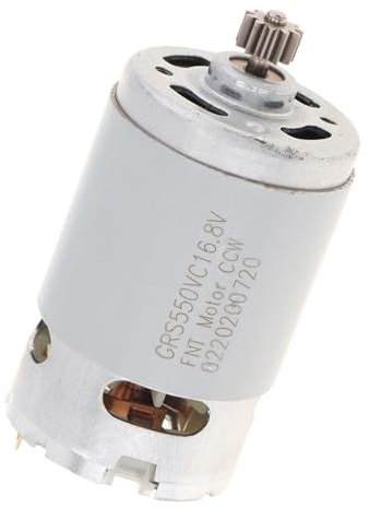 RS550 16.8V DC Motor 26000 RPM High Speed Micro Motor with 11 Teeth High Torque Gear Box for Cordless Charge Drill Screwdriver