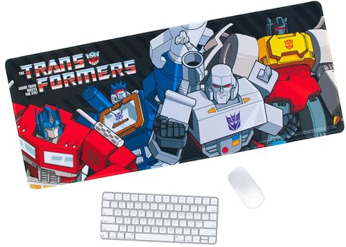 Transformers Jumbo skrivbordsmatta - stort spel- och arbetsskrivbord, 70 x 30 centimeter